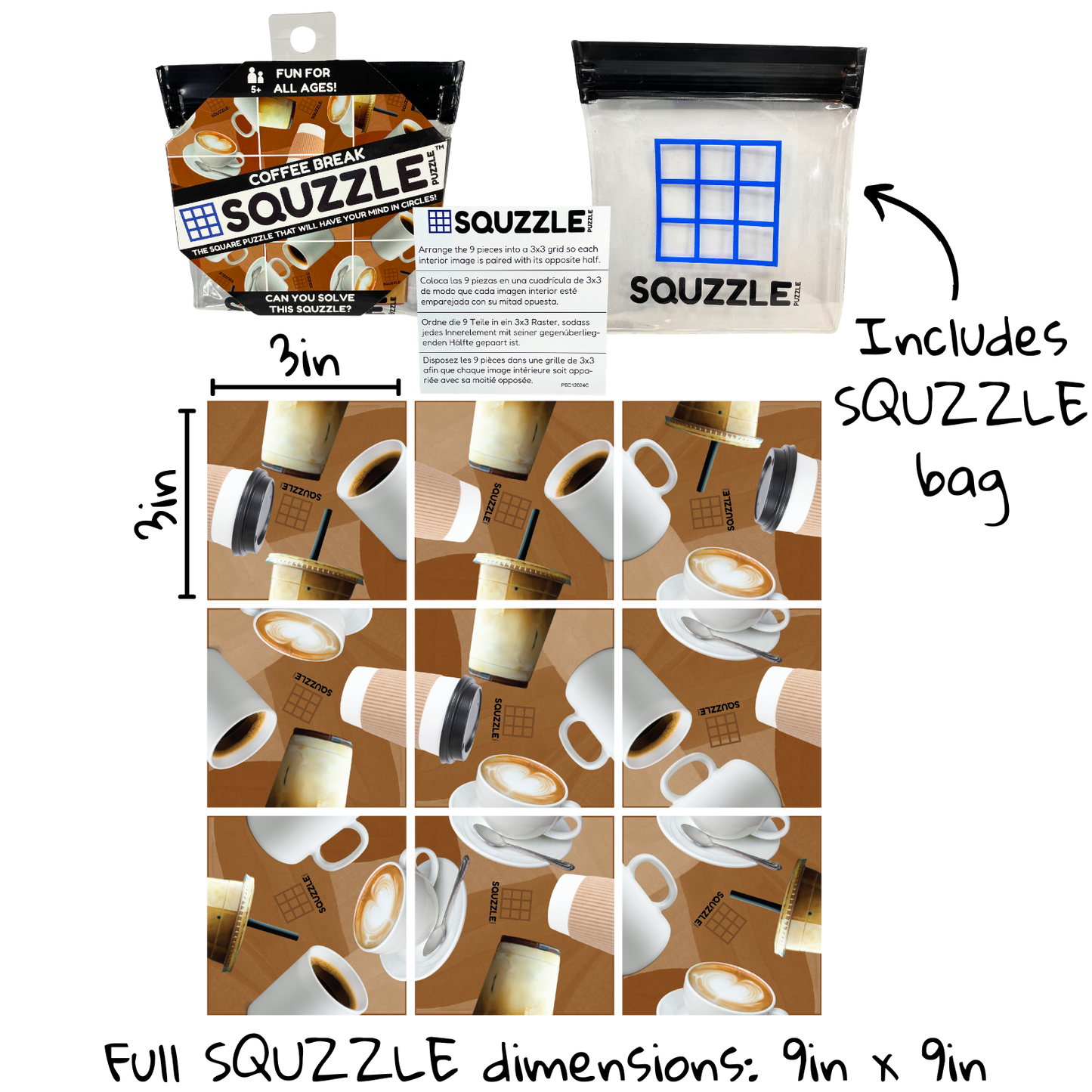 Coffee Break Squzzle Puzzle