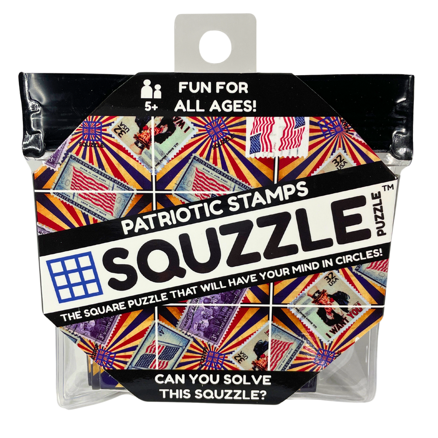 Patriotic Stamps Squzzle Puzzle