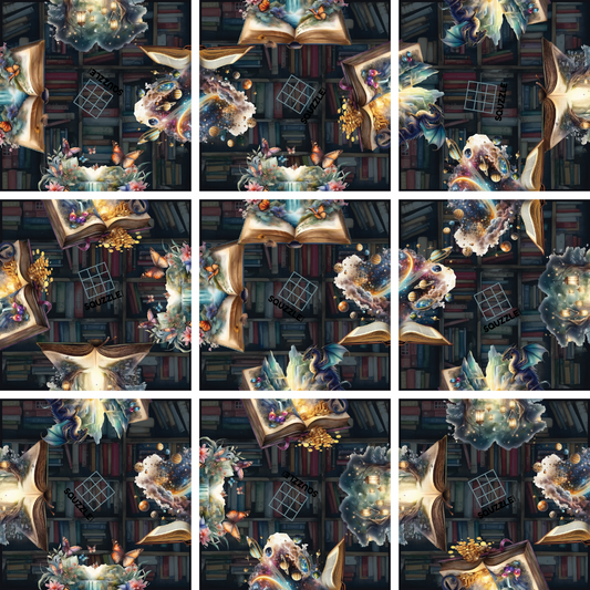 Books Squzzle Puzzle