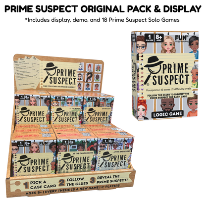 Prime Suspect 18-Piece Display w/ product offset deal (Original)