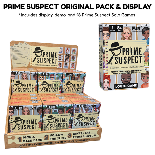 Prime Suspect 18-Piece Display w/ product offset deal (Original)