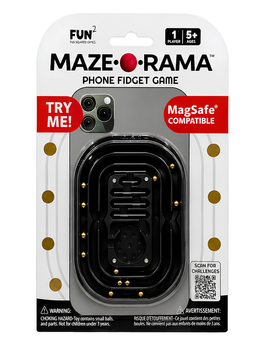 Maze-O-Rama Magnetized Phone Fidget Black