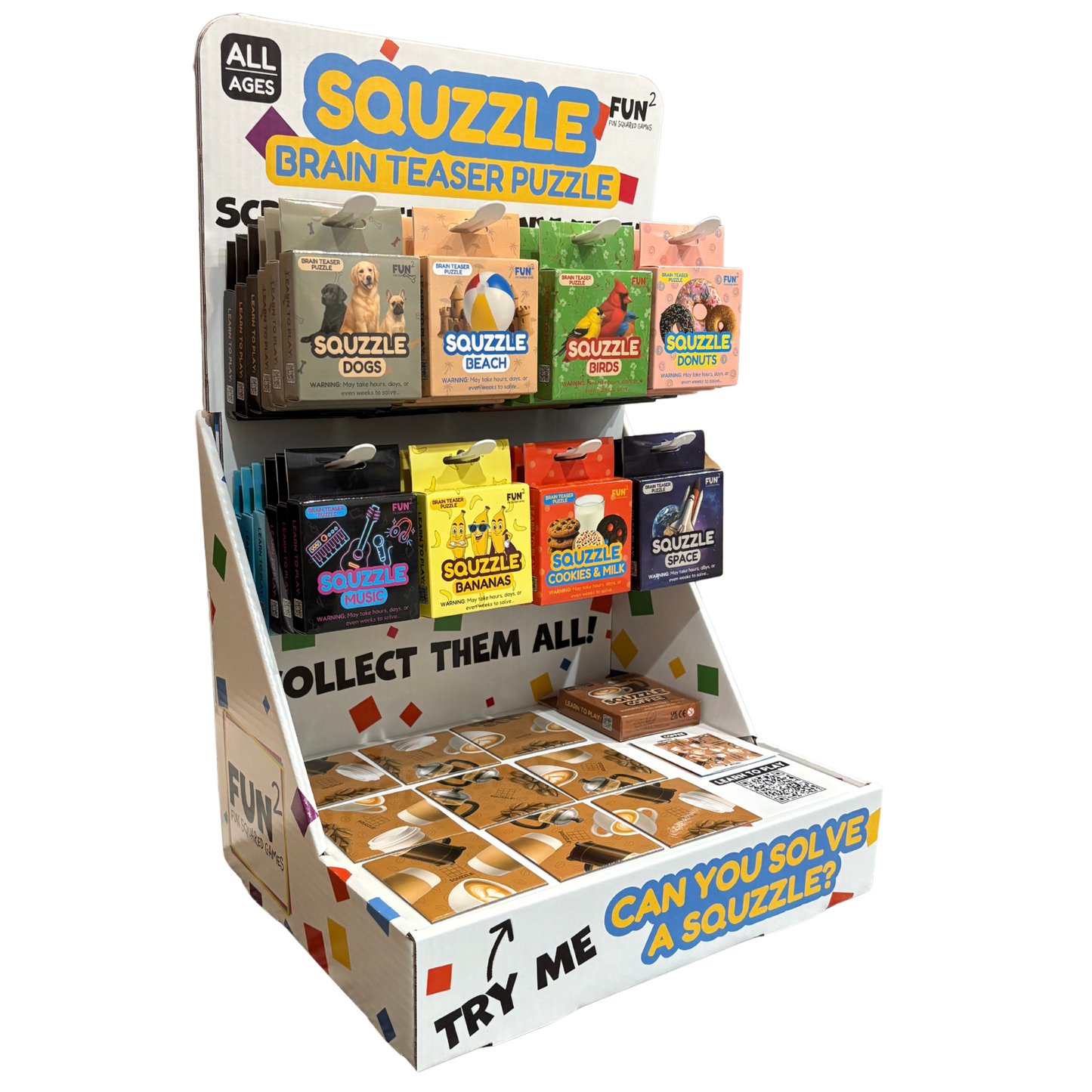 Squzzle Countertop Display
