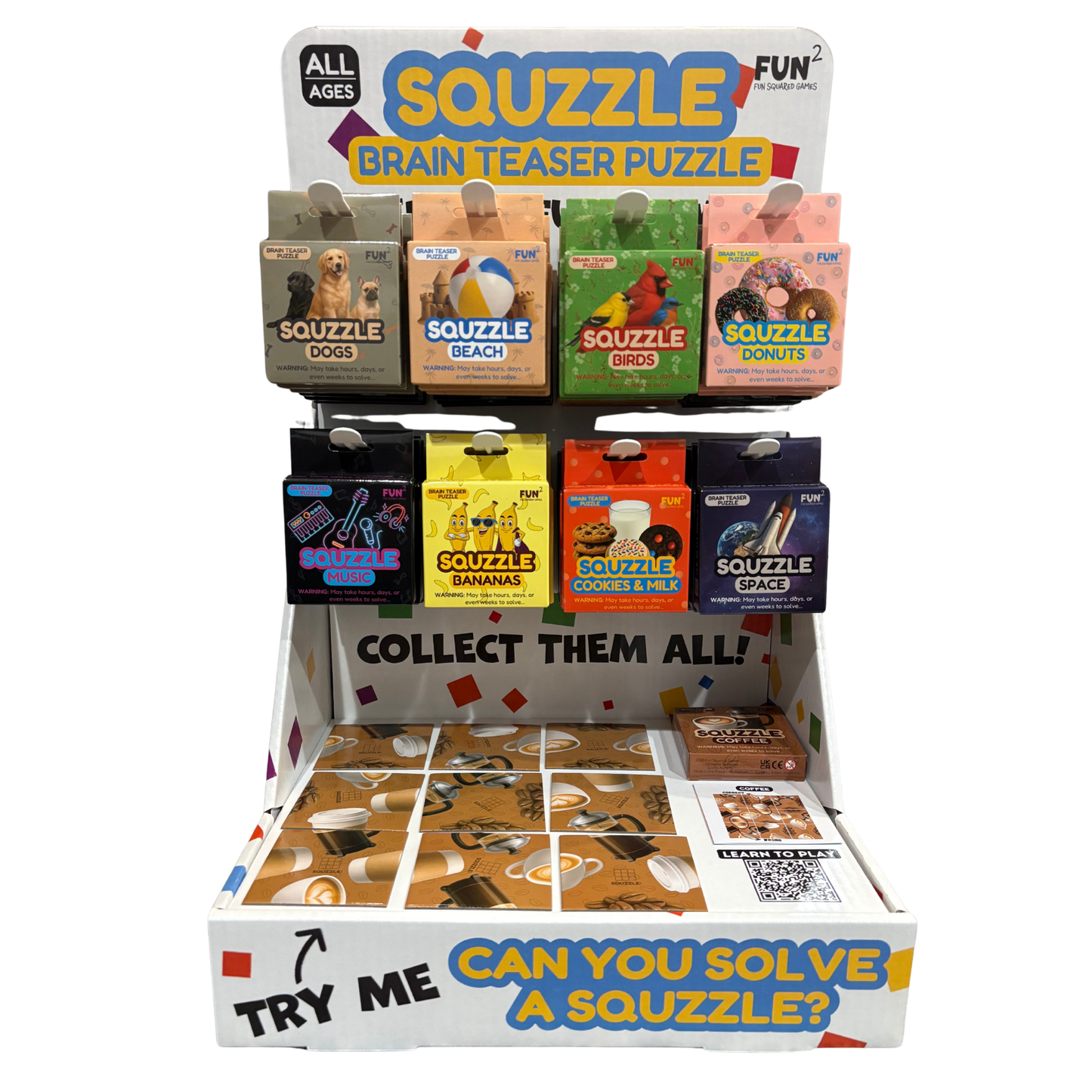 Squzzle Countertop Display