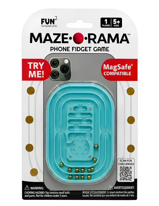 Maze-O-Rama Magnetized Phone Fidget Aqua