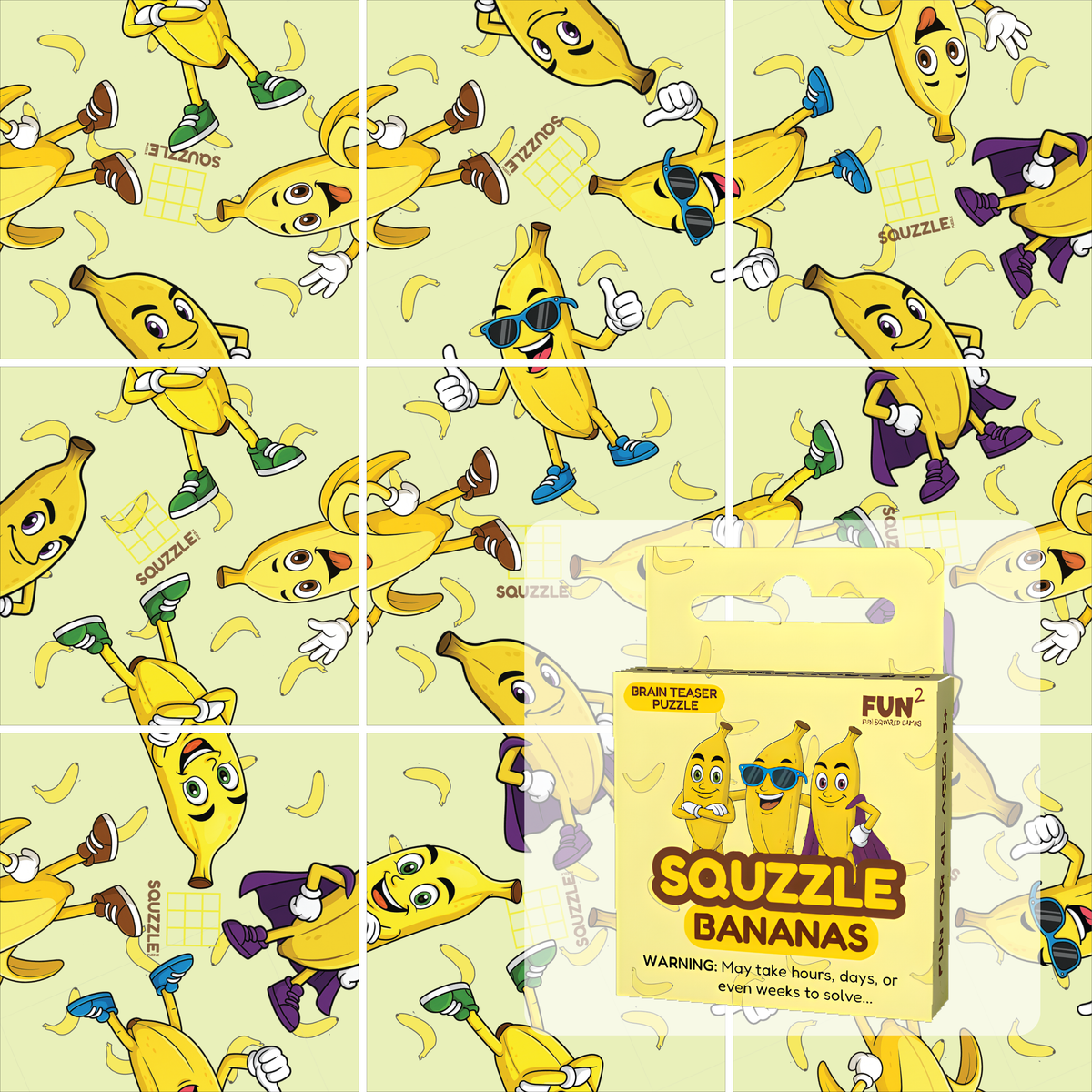 Bananas Squzzle – Fun Squared Games (Wholesale)