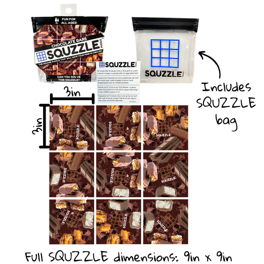 Chocolate Bars Squzzle Puzzle