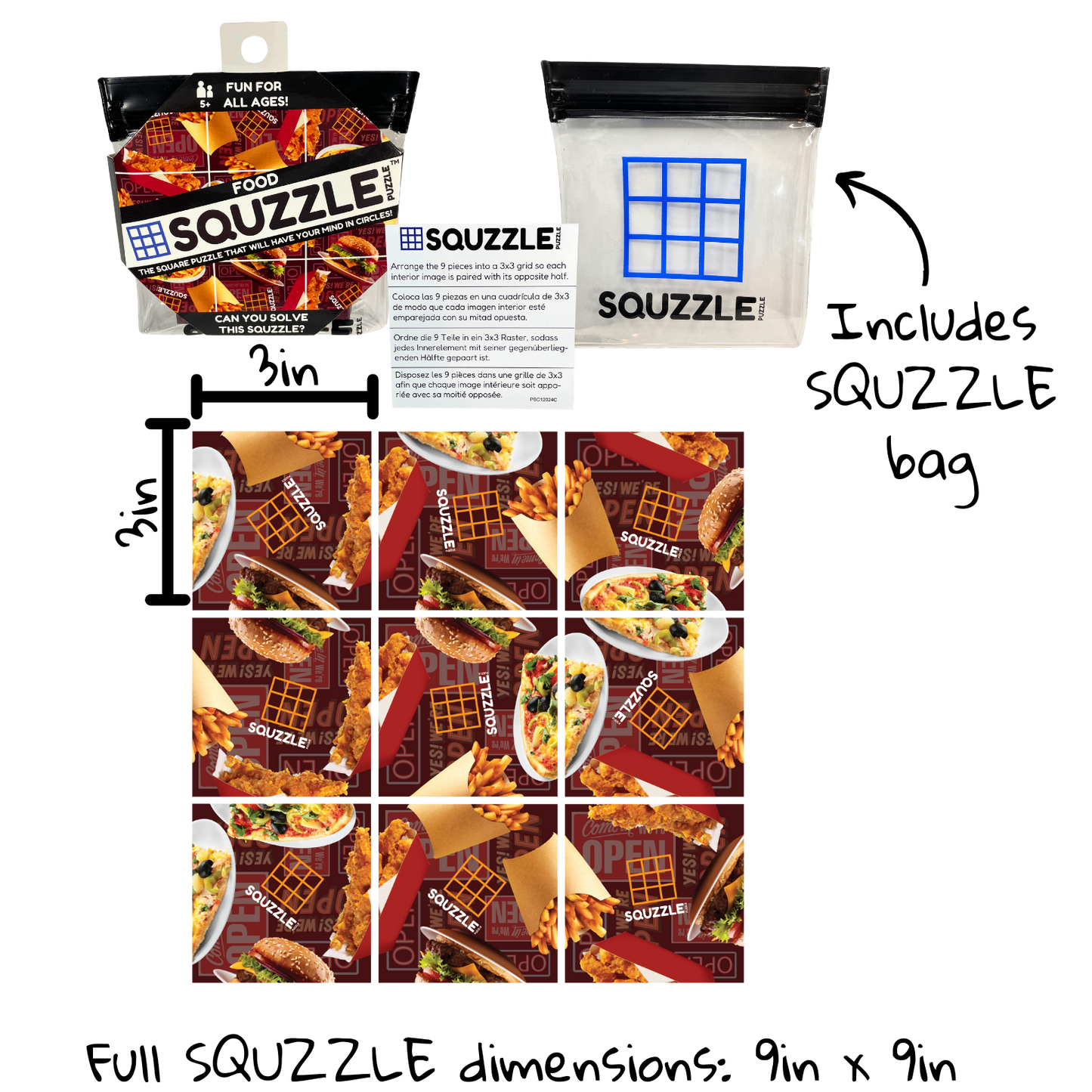 Food Squzzle Puzzle