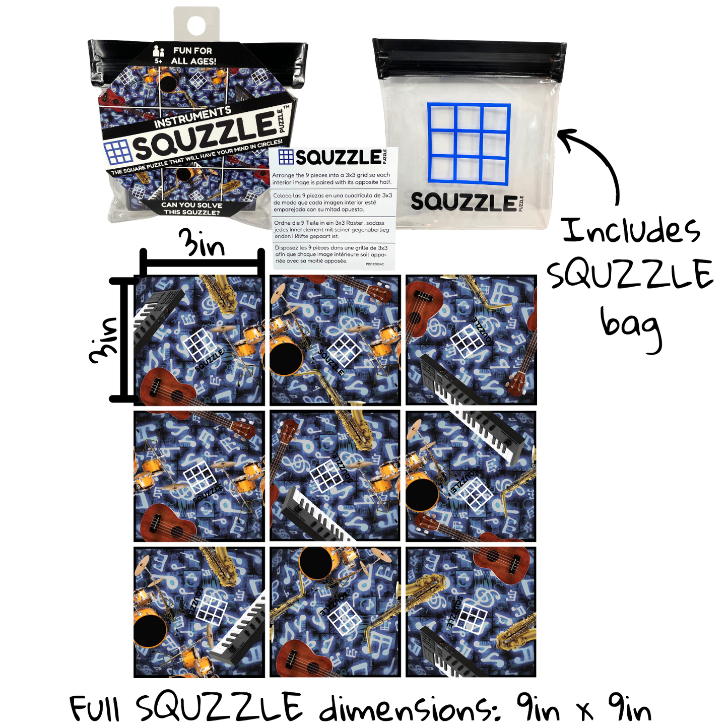 Instruments Squzzle Puzzle