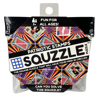 Patriotic Stamps Squzzle Puzzle