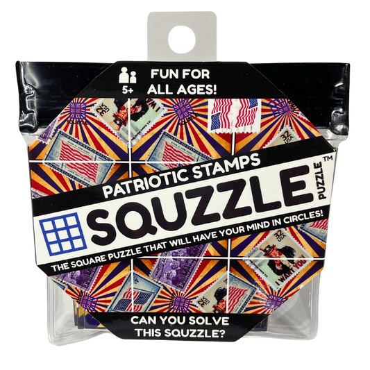 Patriotic Stamps Squzzle Puzzle